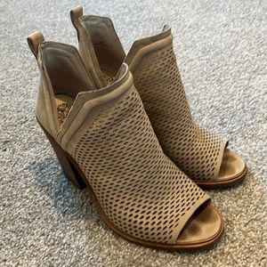 Vince Camuto Open Toe Booties